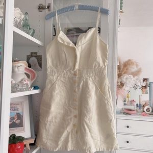 Juicy Couture Linen style yellow dress